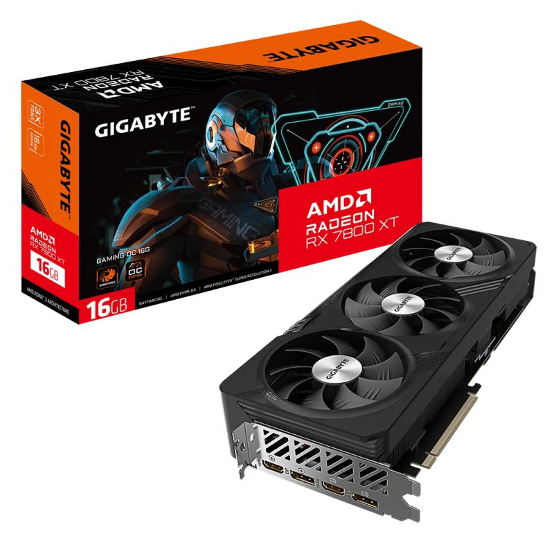 VGA Gigabyte Radeon RX 7800 XT GAMING OC 16G (GV-R78XTGAMING OC-16GD)