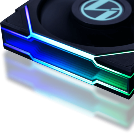 Fan LIAN-LI Black Cooler TL LCD 120-3 Màn hình LCD/Led vô cực