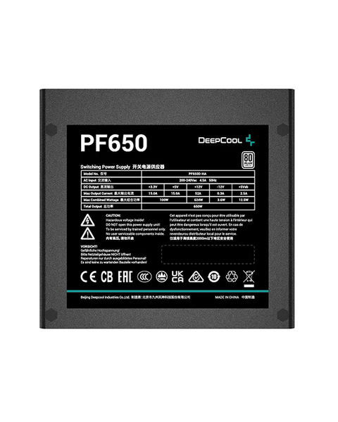 Nguồn Deepcool PF650 650W 80 Plus