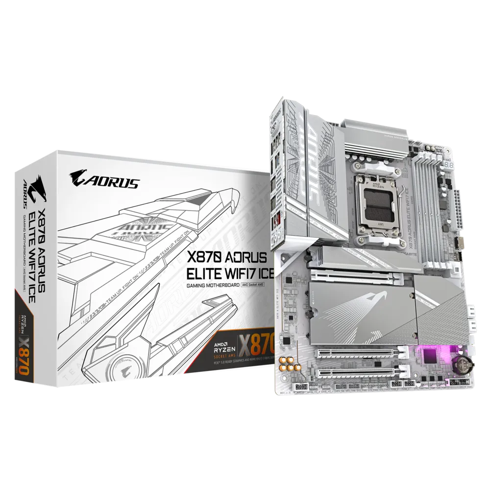 Mainboard Gigabyte X870 Aorus Elite Wifi7 ICE - Xgear