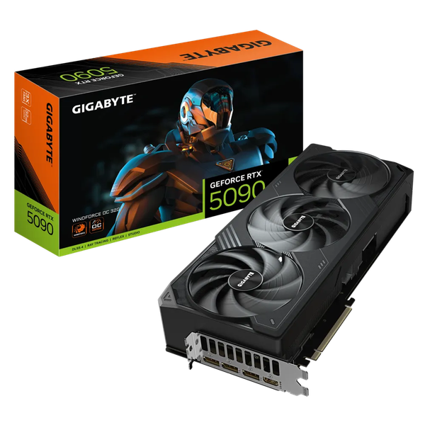 VGA Gigabyte RTX 5090 WINDFORCE OC 32GB (N5090WF3OC-32GD) Chỉ bán kèm PC