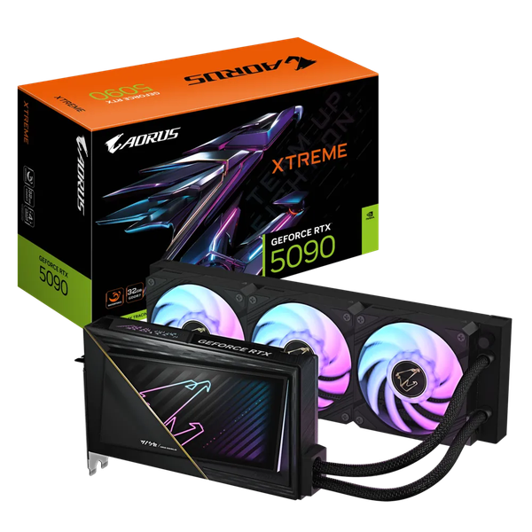 VGA Gigabyte AORUS RTX 5090 XTREME WATERFORCE 32GB (N5090AORUSX W-32GD) Chỉ bán kèm PC