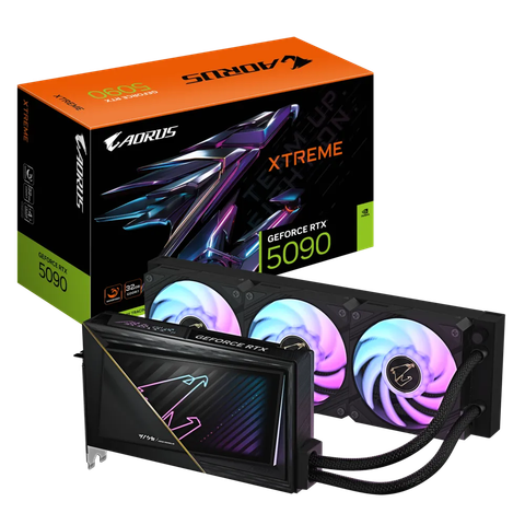 VGA Gigabyte AORUS RTX 5090 XTREME WATERFORCE 32GB (GV-N5090AORUSX W-32GD)