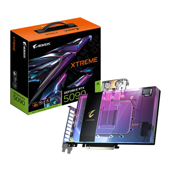 VGA Gigabyte AORUS RTX 5090 XTREME WATERFORCE WB 32GB (N5090AORUSX WB-32GD) Chỉ bán kèm PC