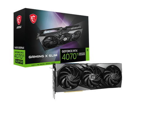 Card màn hình MSI GeForce RTX 4070 Ti SUPER 16G GAMING X SLIM