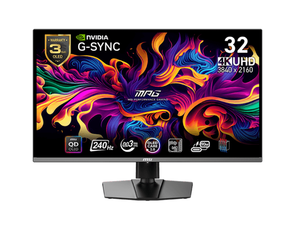Màn hình MSI MAG 321URX QD-OLED (4K/240Hz/OLED)
