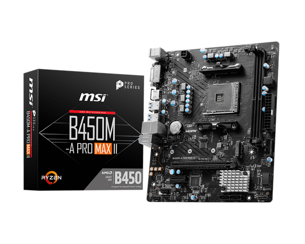 Mainboard MSI B450M -A PRO MAX II – Socket AMD AM4