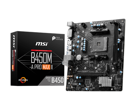 Mainboard MSI B450M -A PRO MAX II – Socket AMD AM4