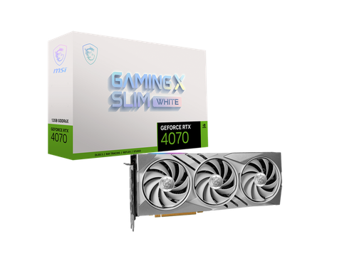 Card màn hình MSI GeForce RTX 4070 Ti SUPER 16G GAMING X SLIM WHITE