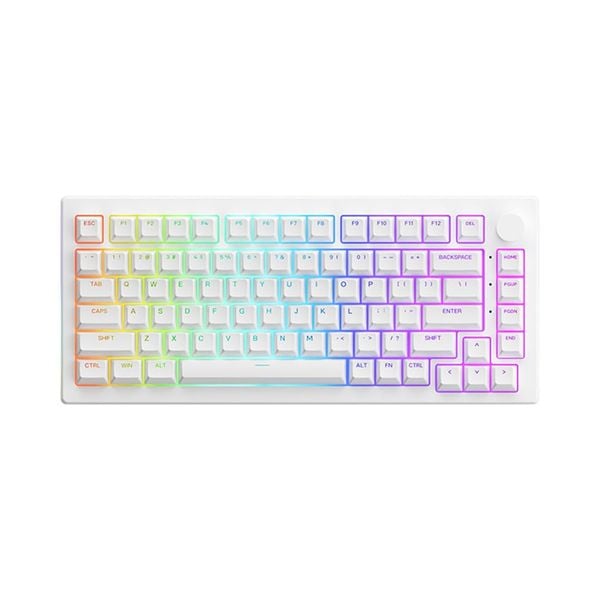 BÀN PHÍM CƠ AKKO 5075B PLUS WHITE (AKKO SWITCH V3 – CREAM BLUE PRO)