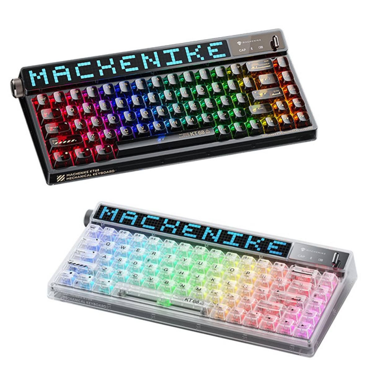 Bàn phím cơ Machenike KT68 Pro Black North Pole