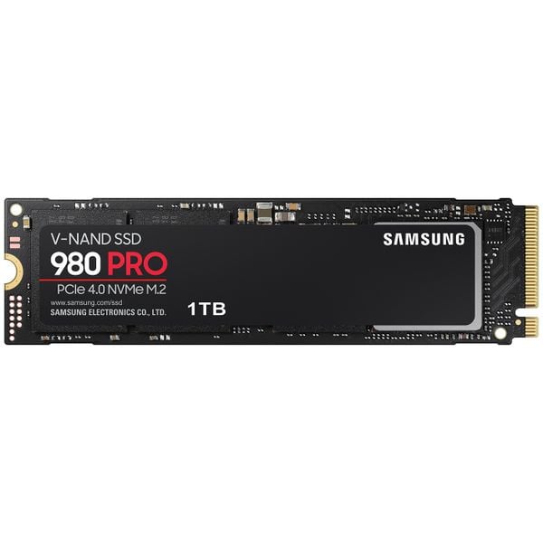 SSD Samsung 980 Pro 1TB NVMe PCIe Gen4 x4 M.2 2280 (MZ-V8P1T0BW)