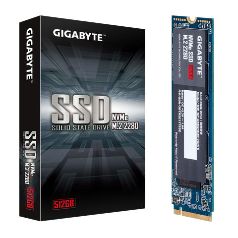 Ổ cứng SSD GIGABYTE 512GB M2 2280 NVMe PCI-Express 3.0 x4 (GP-GSM2NE3512GNTD)