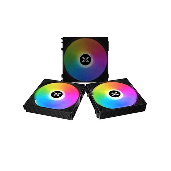 FAN CASE XIGMATEK STARLINK - EN41303 - ARGB, MODULAR DESIGN, PACK x3