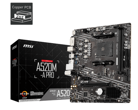 Mainboard MSI A520M-A PRO
