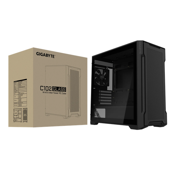 Case Gigabyte C102 Glass