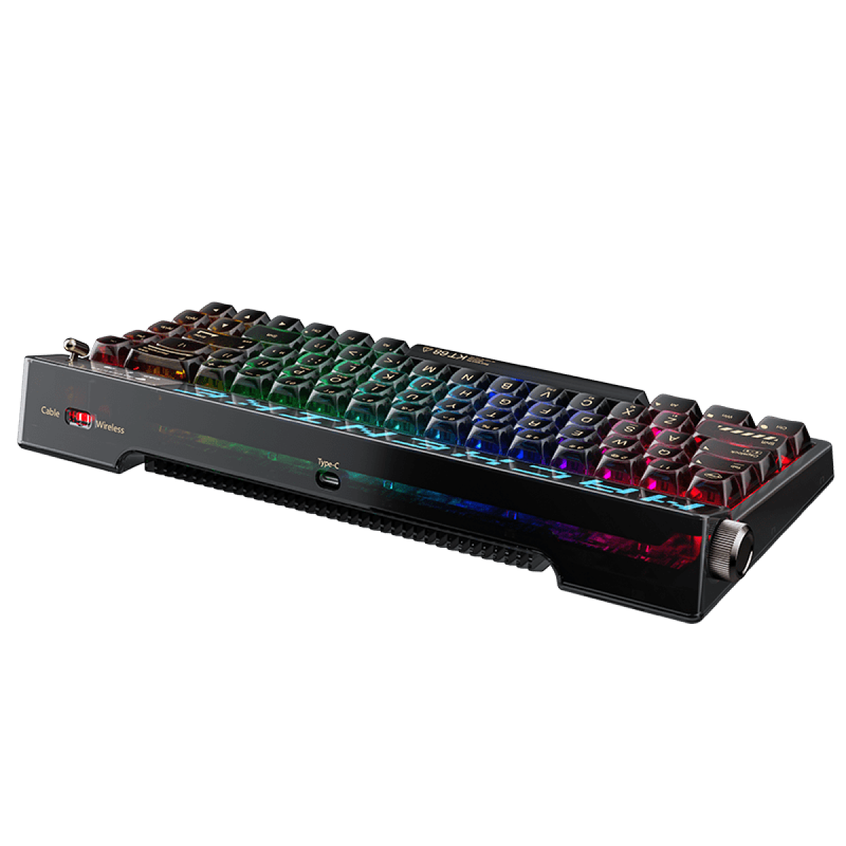 Bàn phím cơ Machenike KT68 Pro Black North Pole