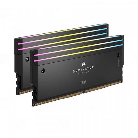 RAM Corsair Dominator Titanium Black 96GB (2x48GB) RGB 6600 DDR5 - (CMP96GX5M2B6600C32)