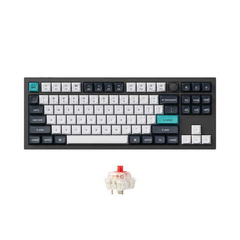 Bàn phím cơ không dây Keychron Q3 Max Carbon Black RGB Knob Hotswap (Gateron Sw)