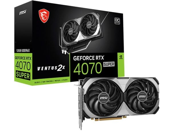 Card màn hình MSI GeForce RTX 4070 SUPER 12G VENTUS 2X OC