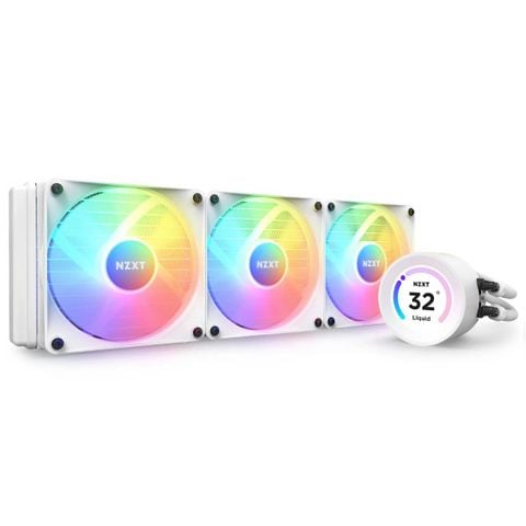 Tản nhiệt AIO NZXT Kraken Elite 360 RGB WHITE (RL-KR36E-W1)