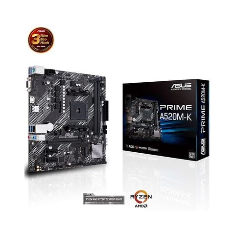Mainboard Asus Prime A520M - K - Socket AM4