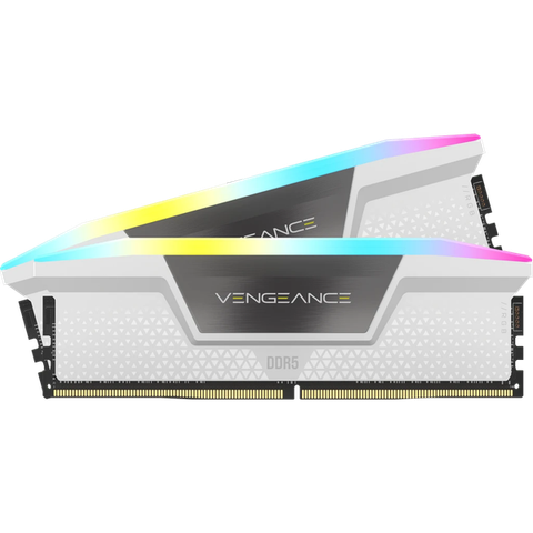 Ram PC Corsair Vengeance RGB White 32GB 6000MHz DDR5 (2x16GB) CMH32GX5M2E6000C36W