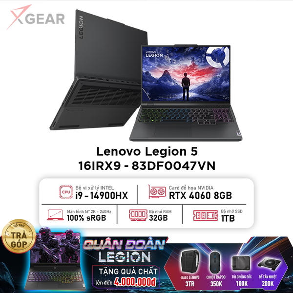 Laptop Gaming Lenovo Legion 5 Pro 16IRX9 83DF0047VN