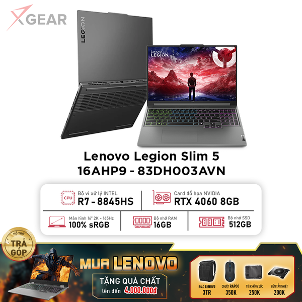 Laptop Gaming Lenovo Legion Slim 5 16AHP9 83DH003AVN