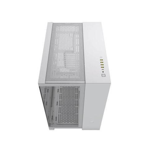 Vỏ case máy tính Corsair 6500X Tempered Glass Mid-Tower White