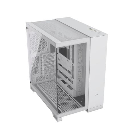Vỏ case máy tính Corsair 6500X Tempered Glass Mid-Tower White