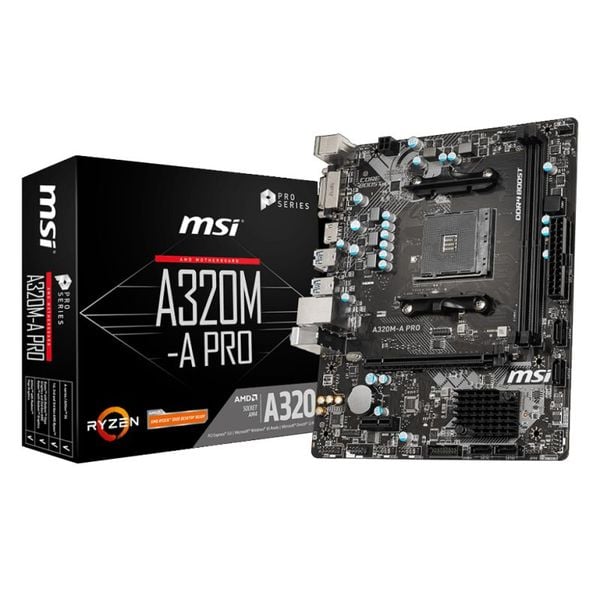 Mainboard MSI A320M-A PRO – Socket AMD AM4