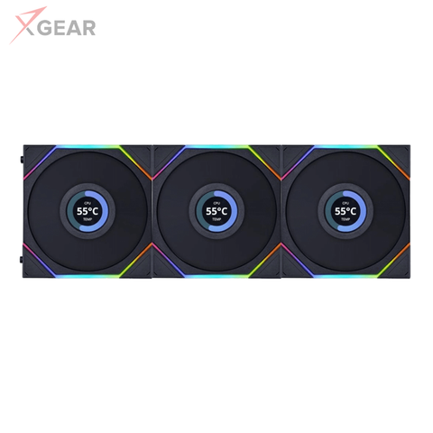 Fan LIAN-LI Black Cooler TL LCD 120-3 Màn hình LCD/Led vô cực