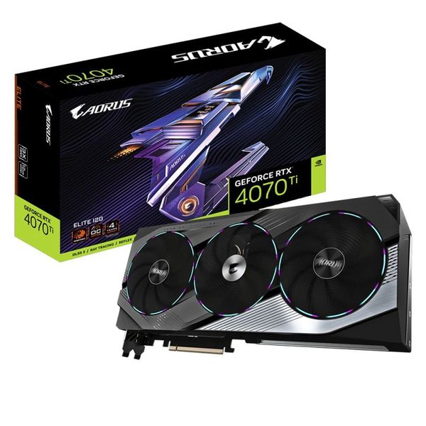 VGA Gigabyte GeForce RTX 4070 Ti Aorus Elite 12GB (GV-N407TAORUS E-12GD)