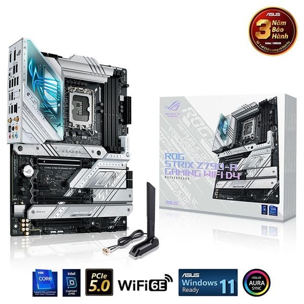 Mainboard Asus ROG Strix Z790-A Gaming Wifi D4 Socket Intel LGA 1700