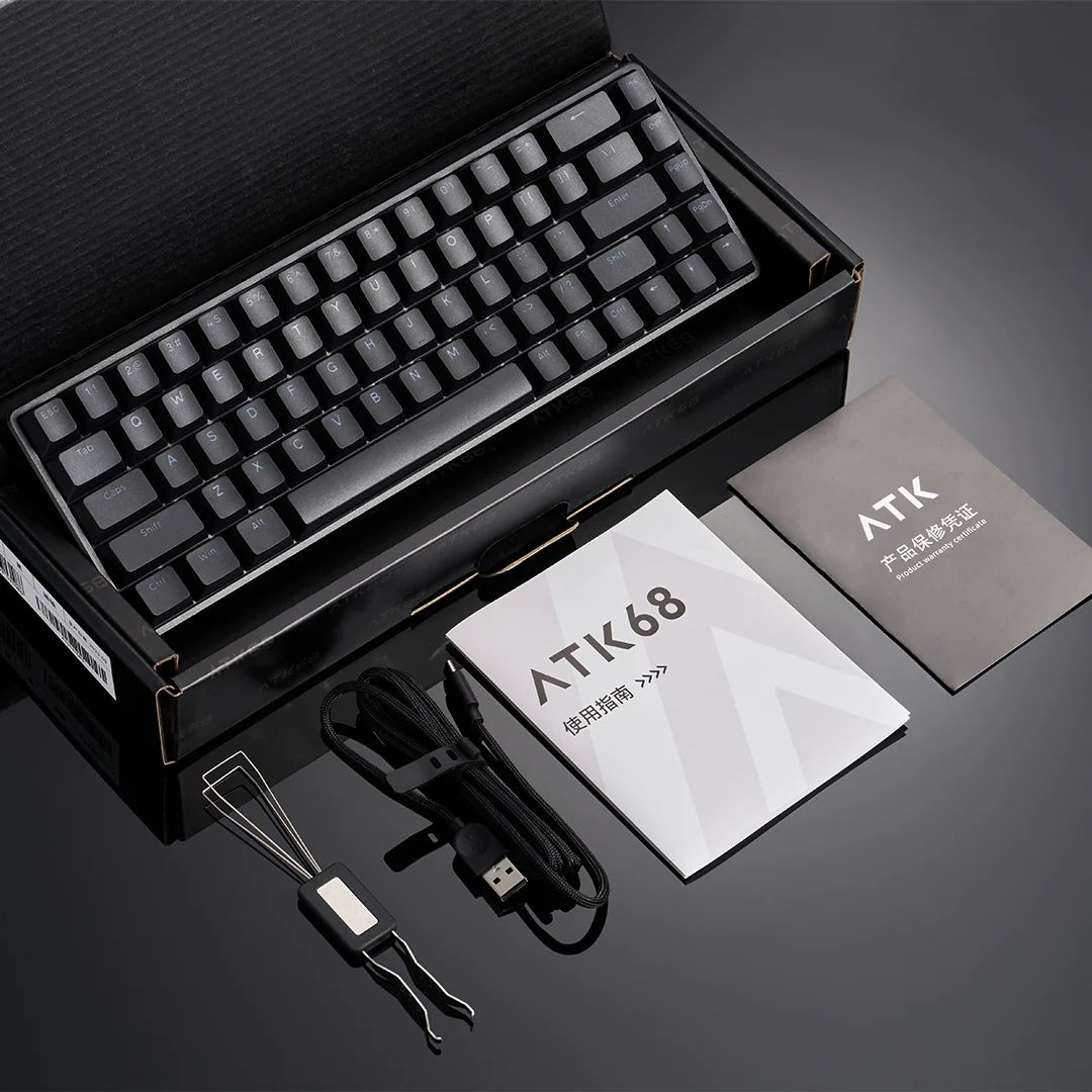 Bàn phím cơ VGN VXE ATK68 Black Magnetic Switch (Rapid Trigger 