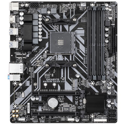 Mainboard GIGABYTE B450M DS3H V3