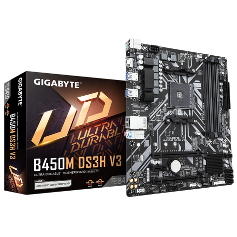Mainboard GIGABYTE B450M DS3H V3