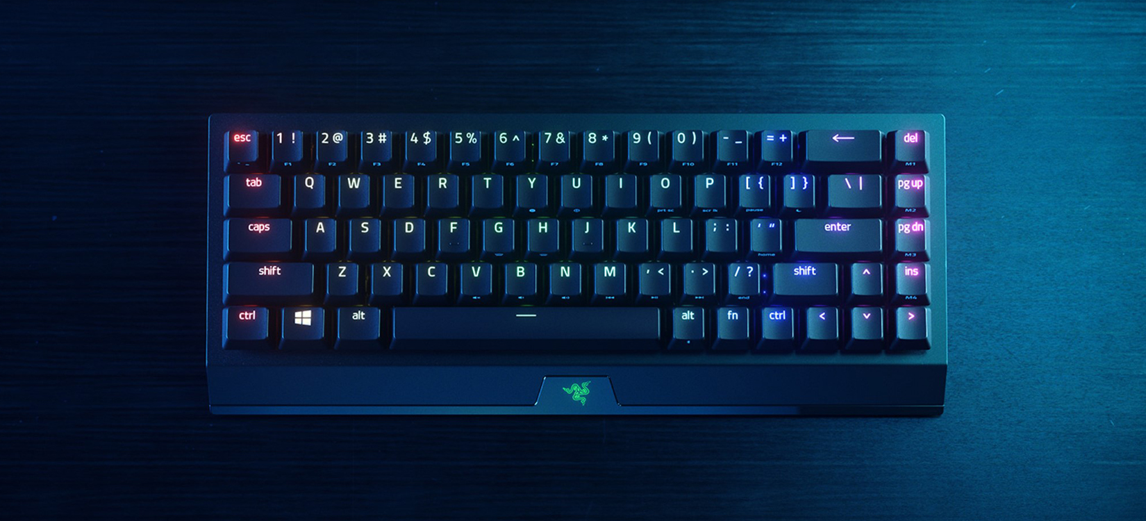 Bàn phím cơ không dây Razer Blackwidow V3 Mini Hyperspeed Phantom Pudding