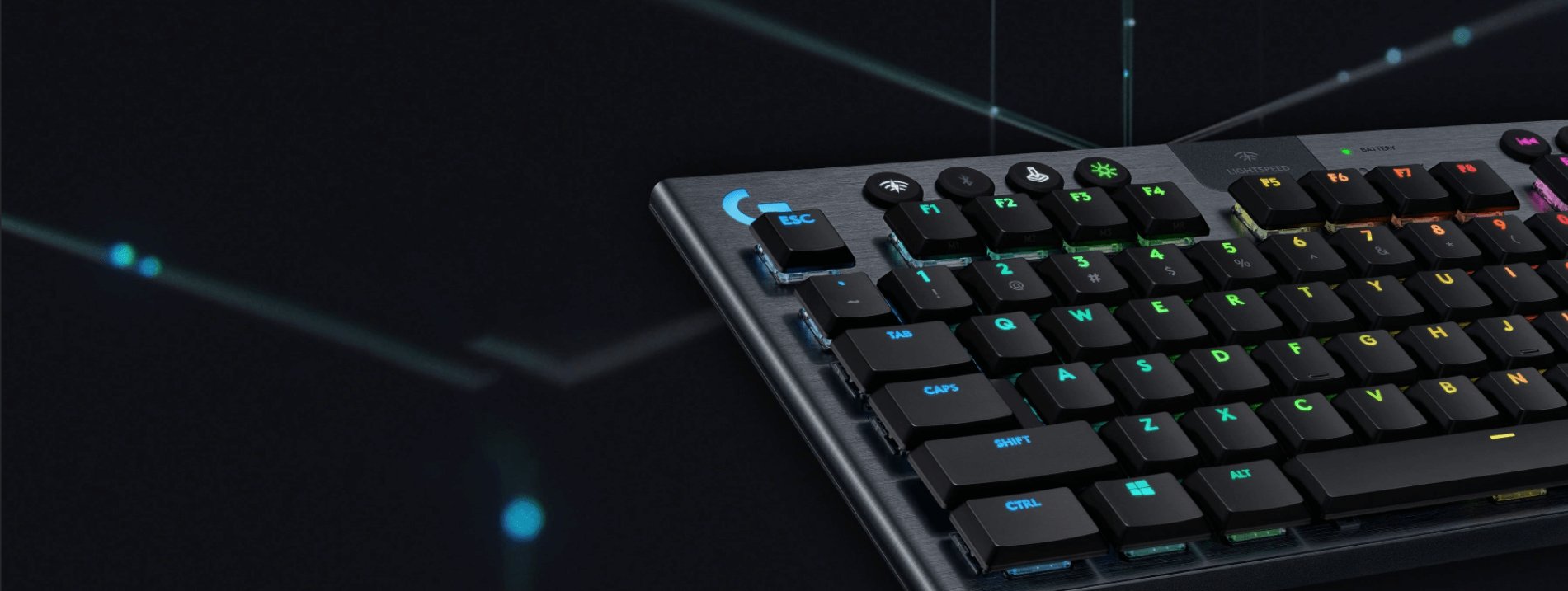 Bàn phím không dây Logitech G913 TKL Clicky (920-009540)