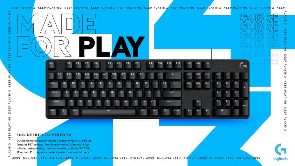 Bàn phím cơ Logitech G413 SE Tactile sw (USB/PBT) 1