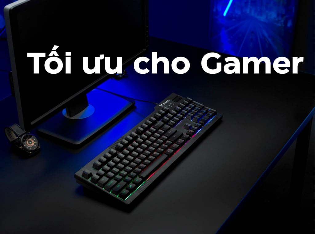 Bàn phím game Rapoo V50S đen (USB)