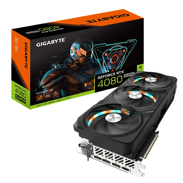 Card màn hình Gigabyte GeForce RTX 4080 SUPER GAMING OC 16G GV-N408SGaming OC-16GD