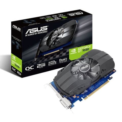 VGA GeForce ASUS GT 1030 2GB GDDR5 Phoenix OC Edition (PH-GT 1030-O2GB)