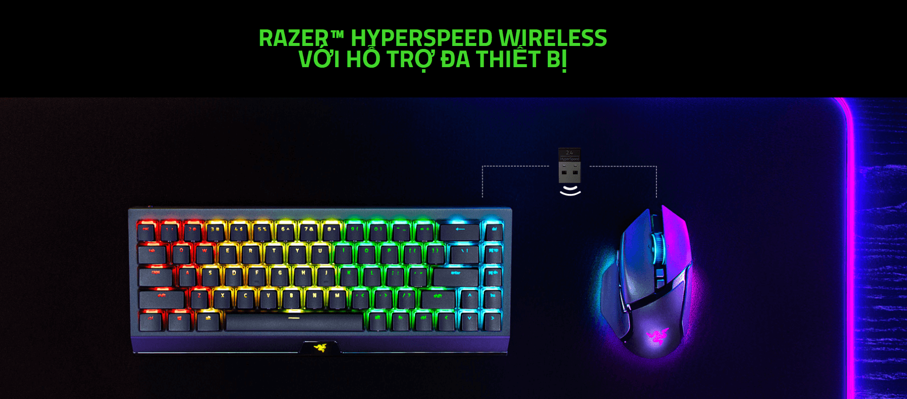 Chuột game không dây Razer Basilisk V3 Pro Ergonomic Wireless (USB/RGB) (RZ01-04620100-R3A1) 2