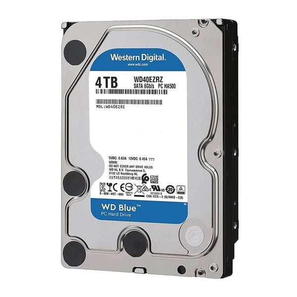 HDD PC Western Digital Blue 4TB 3.5″ 5400 Rpm 256MB Cache (WD40EZAZ) 