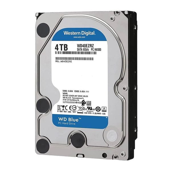 HDD PC Western Digital Blue 4TB 3.5″ 5400 Rpm 256MB Cache (WD40EZAZ)