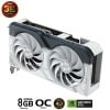 VGA ASUS Dual GeForce RTX 4060 Ti White OC 8GB GDDR6 ( DUAL-RTX4060TI-O8G-WHITE)