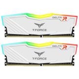 Ram PC TeamGroup T-Force Delta RGB White 8GB DDR4-3600