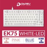 Bàn phím cơ DareU EK75 Full White Dream switch